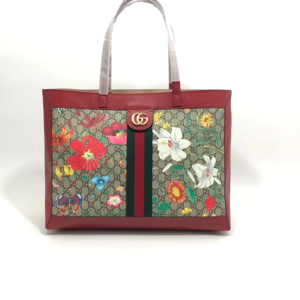 Hyperpeter Flora Tote Web GG Supreme GUCCI Large Monogram Ophidia 0825